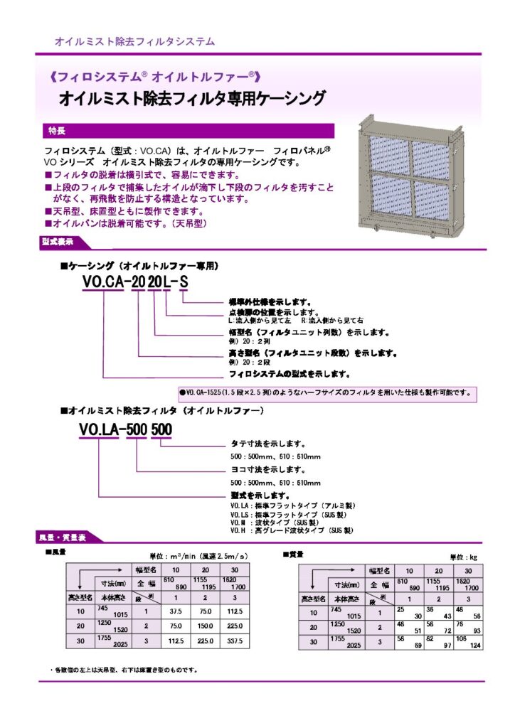 オイルトルファーケーシング
