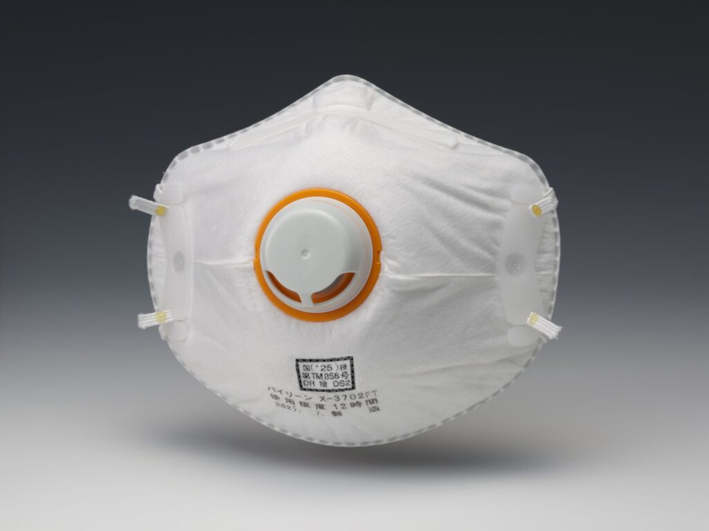 国家検定防じんマスクX-3702FTの製品写真