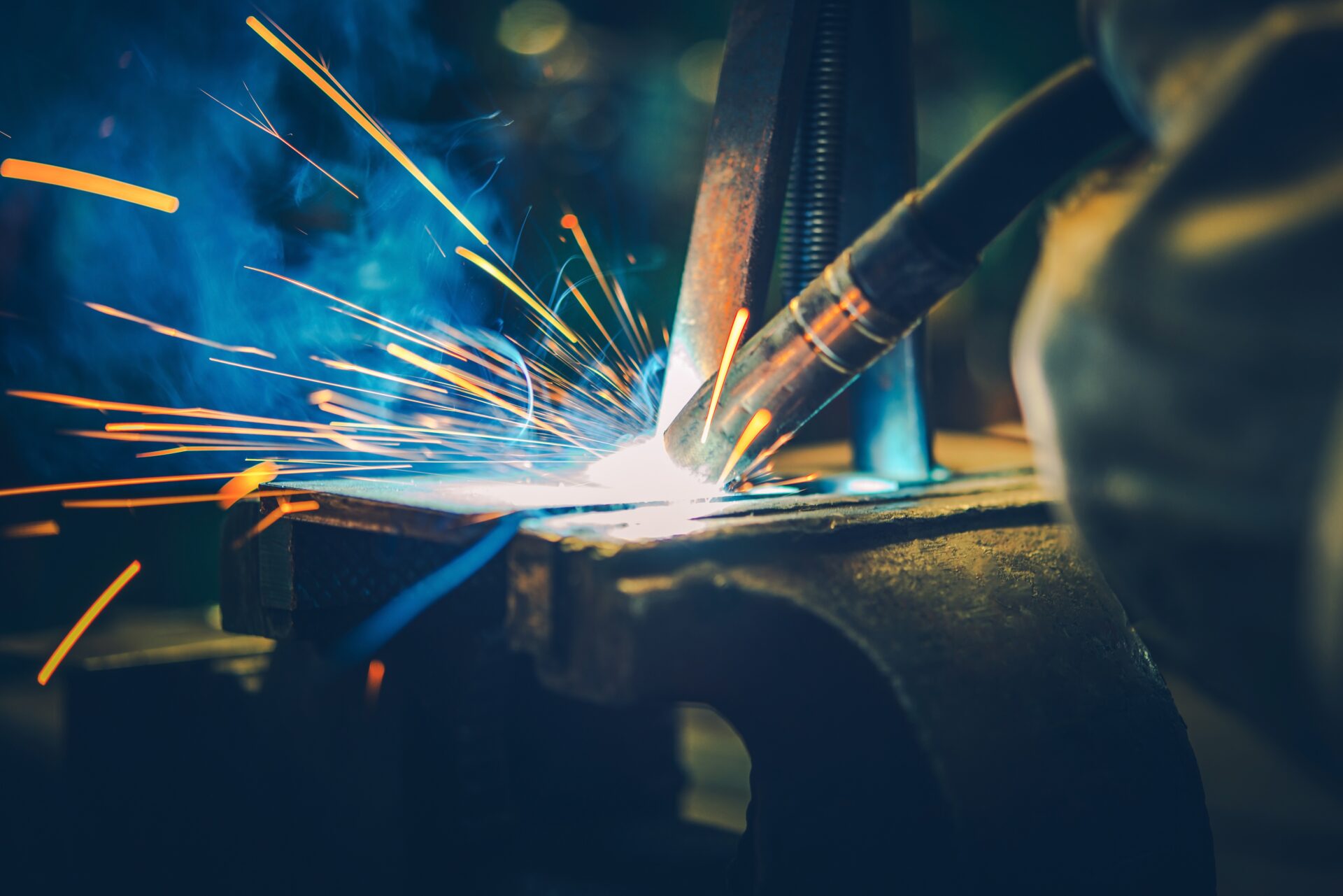 Image of metal fume work environment