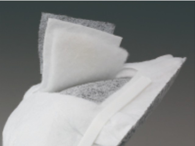 Three-layer high-performance electrostatic filter (protect, main, backup layers)